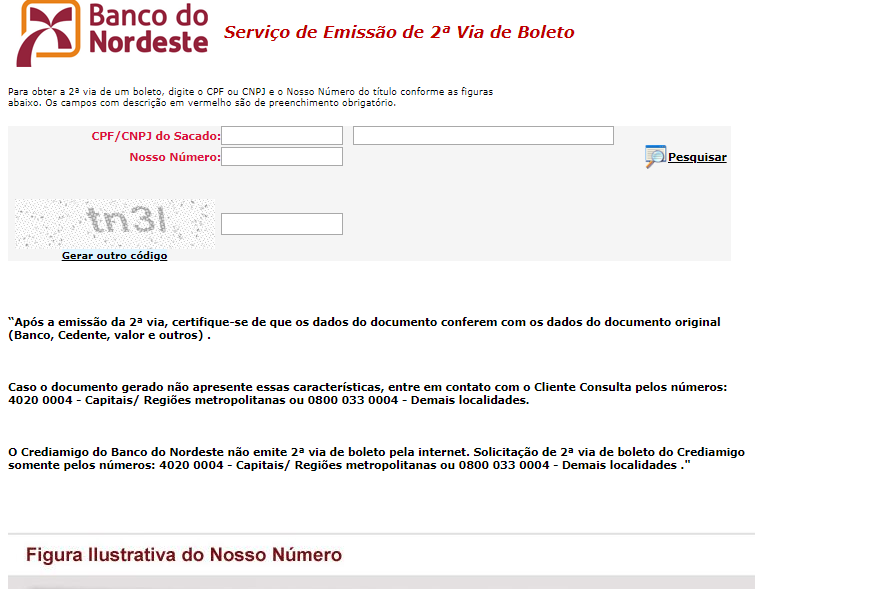 site do banco do nordeste